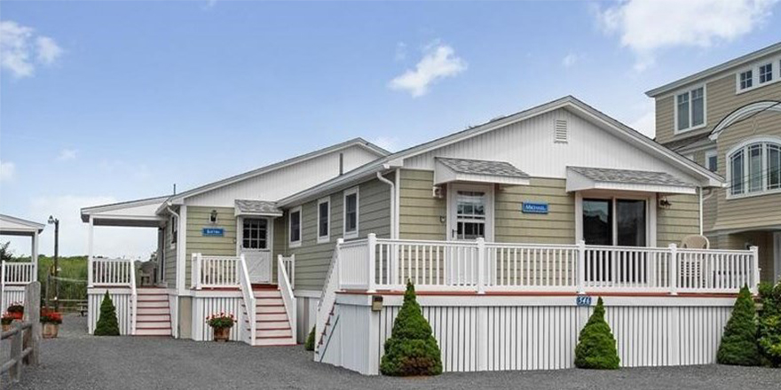 Sand Dollar is the front unit of this house